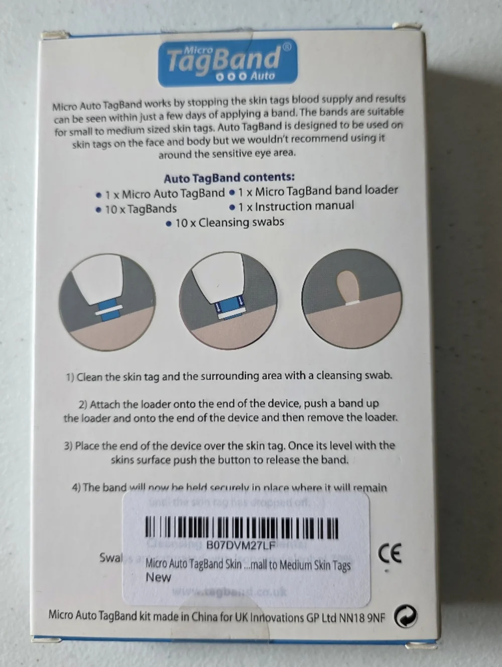 Micro Auto TagBand Skin Tag Removal Kit‎ User Friendly NEW